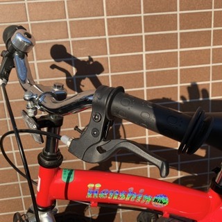 へんしんバイク 変身 自転車 子供 レッド 赤 中古 状態良好 説明書 変身前・後のパーツもあります！ 札幌発