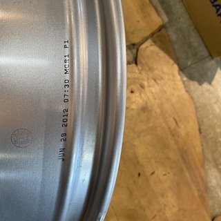 スバル エクシーガ 純正 17インチ アルミ ホイール エンケイ 17x7JJ +55 PCD100 5穴 4本 SUBARU 新車はずし 札幌発