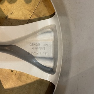 スバル エクシーガ 純正 17インチ アルミ ホイール エンケイ 17x7JJ +55 PCD100 5穴 4本 SUBARU 新車はずし 札幌発