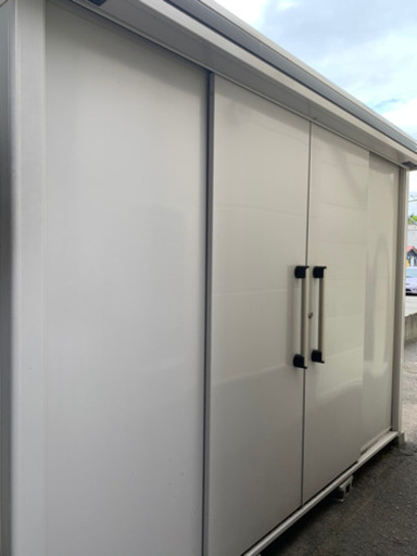 格安☆状態良好】積雪型 ヨド物置 中型 LMCS-2911 鍵あり