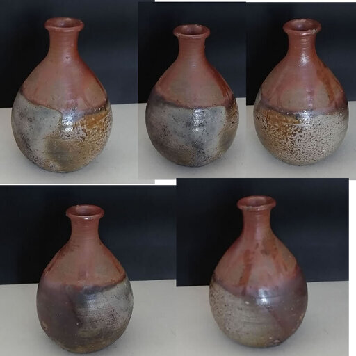 備前焼 人間国宝 藤原啓 徳利 6_289acd95-62f0-48ca-849a-