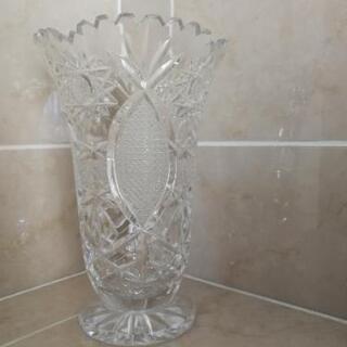 ボヘミアクリスタル　花瓶