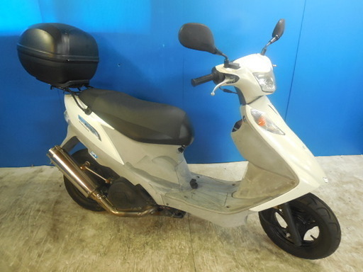 SUZUKI アドレスV125G 白 激安配送キャンペーン 諸経費無し 消費者還元店 点検済み 当日お渡し可 自賠責保険加入で乗れます 横浜 都筑 宮前