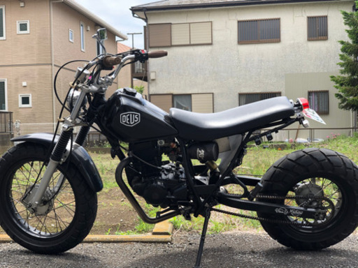 TW200 DEUSカスタム　ビッグスクーター交換可