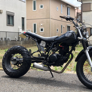 TW200 DEUSカスタム　ビッグスクーター交換可