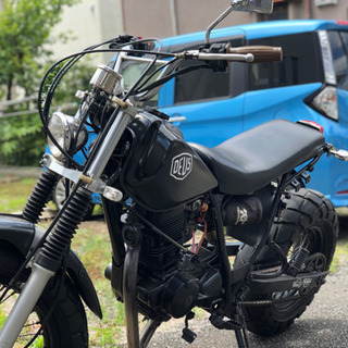 TW200 DEUSカスタム　ビッグスクーター交換可