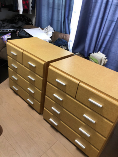 引き出しタンス　押入れタンス　引き出し四段