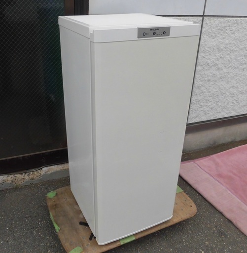 JMR0043)MITSUBISHI/ミツビシ 1ドア ホームフリーザー 冷凍庫 MF-U12T-W 2013年製 121L 中古品・動作OK♪ 【取りに来られる方限定】