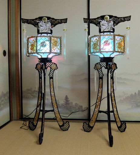 回転灯籠２台１対お盆飾り仏具中古 Halcyon 生駒の年中行事用品 その他 の中古あげます 譲ります ジモティーで不用品の処分