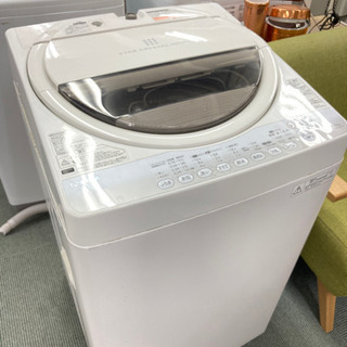 2014年製 東芝 6.0kg 全自動洗濯機 ピュアホワイトTO...