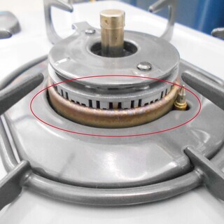 【恵庭】NORITZ　ノーリッツ 　ピッタリフィット　LPガスコンロ　2017年製　NG60SVL　2口 /左強火 /プロパンガス　中古品　PayPayOK!