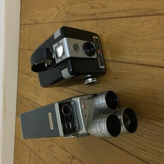 【差し上げます】古いカメラ（ディスプレー用）2台