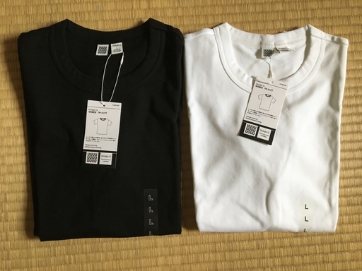 新品未使用 ユニクロutシャツ女性 Lサイズ黒 白2枚組 Tete 井荻のtシャツ レディース の中古 古着あげます 譲ります ジモティーで不用品の処分