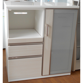 ♪ニトリ カウンター ポスティア90 食器棚/レンジボード♪