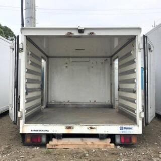 【値下げしました】【2部屋のセパレートタイプ】【3t車でも配送可】保冷 コンテナ 長さ約345cm×幅184cm×高さ176cmくらい 匝瑳市発 配送可  30514 値下げしました】【2部屋のセパレートタイプ】【3t車でも配送可】保冷