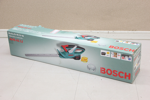 新品未開封 長期保管品 ボッシュ BOSCH バッテリーヘッジトリマー AHS41LI 18Vバッテリー 生垣 バリカン(D3561knxY)