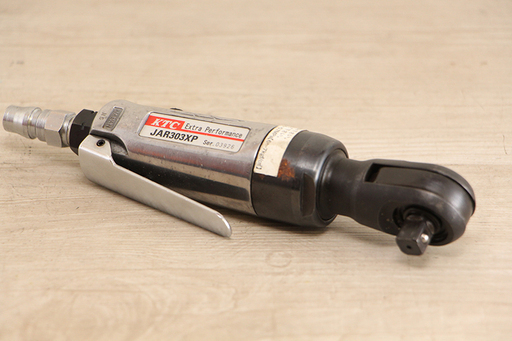 中古 美品 KTC ミニエアーラチェットレンチ JAR303XP 差込 3/8 9.5(D3575wY)