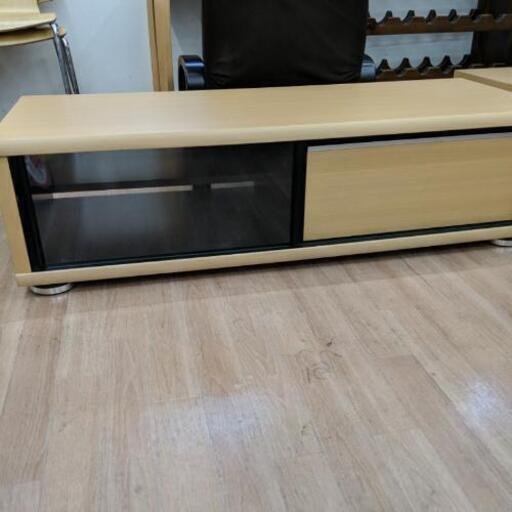 美品 テレビ台 大川家具 GART ローボード ブラウン 自社配送時代引き可※現金、クレジット、スマホ決済対応※