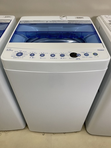 洗濯機 ハイアール Haier JW-C55CK 2019年製 5.5kg 中古品