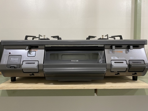 ガステーブル リンナイ Rinnai RT64JHS-L グレー 2018年製 LP／プロパンガス用 中古品