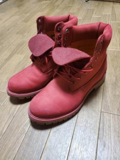 Timberland　赤ブーツ　28cm