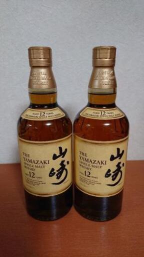 山崎12年2本セット サントリーウイスキー山崎12年700ml×2、未開封、
