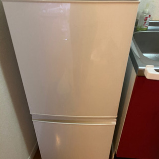 シャープ 冷凍冷蔵庫 2ドア 2016年製 SJ-D14B 137L