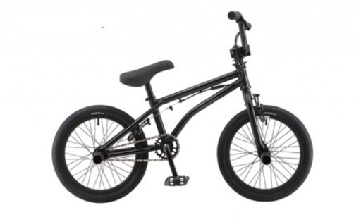 キッズ用　BMXモデル　　ARES　16インチ　ブラック　　型落ちアウトレット