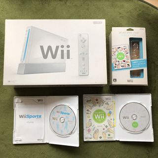 wii本体+wii fit+wii sport 5000円