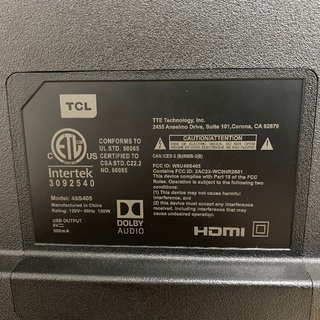 即日受渡❣️4k HDR 49型 無線LAN内蔵ディスプレイ