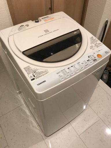 【取引中】洗濯機 風乾燥機能付き 6kg TOSHIBA AW-60GL 2012年製