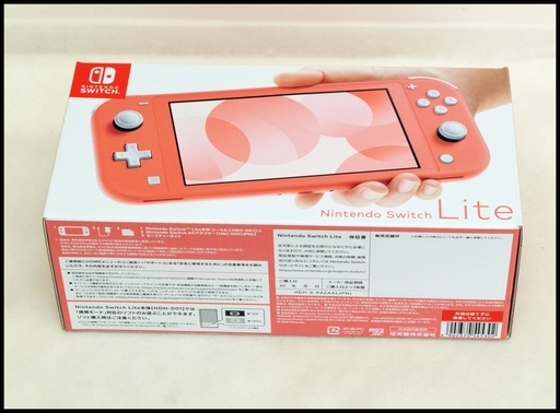 未使用 ニンテンドースイッチ ライト コーラル ピンク Nintendo Switch Lite