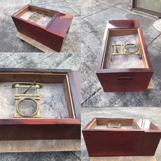 火鉢　木製長火鉢