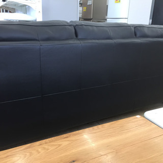 5/23 新入荷 定価128,000- IKEA 3人掛けソファ 本革 高級 3Pソファー