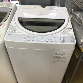 新同品！！　東芝　７キロ洗濯機　２０１９年製　２９，９８０円（税別）