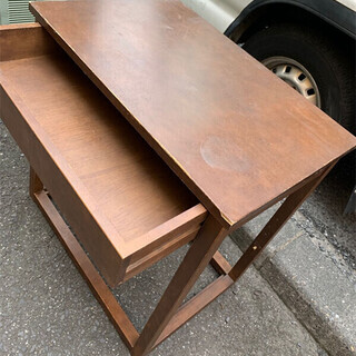 引き出し付き　木製テーブル　パソコンテーブル　★T45