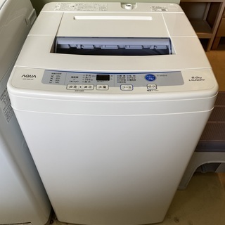 洗濯機 アクア AQUA AQW-S60E(W) 2016年製 ...