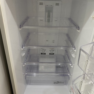 冷蔵庫 MITSUBISHI 三菱 MR-P17Z-S1 2016年製 2D 168L シルバー 中古品