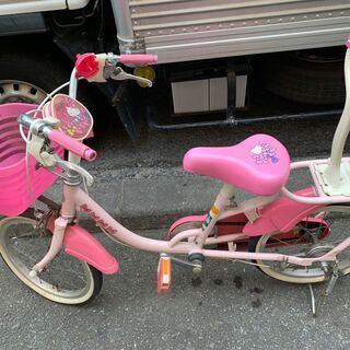 16インチ　子供　自転車　ピンク　★Z111
