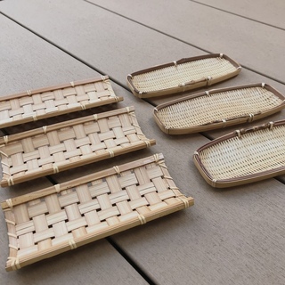 【あげます】竹製おしぼり置き台２種８個
