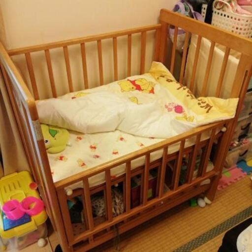 【写真更新】カトージベビーベット★マットレス他全部セット