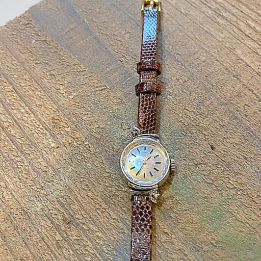 SEIKO SOLAR手巻き茶ベルト