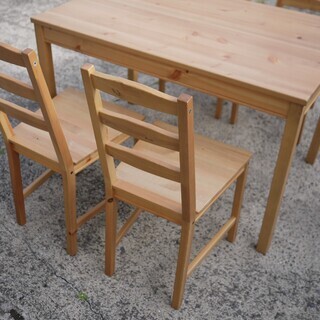 IKEA JOKKMOKKダイニングチェア　木製　2脚セット　送料込 IKEA イケア JOKKMOKK ヨックモック ダイニングセット テーブル