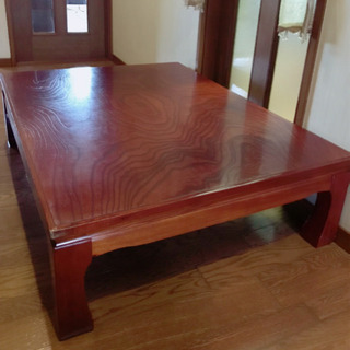 木目　テーブル　2