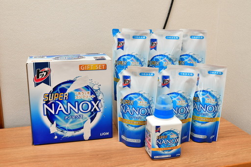 ①トップ・ナノックスNANAOX　洗濯洗剤　ギフトセット　LSN-30V　参考価格3,100円分