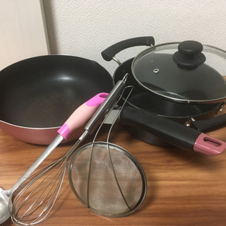 フライパン＋鍋