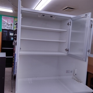 ★20 ニトリ　ルシア　レンジボード　食器棚【リサイクルマート宇宿店】 ☆20 ニトリ ルシア レンジボード 食器棚【リサイクルマート宇宿店】