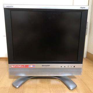 ☆ジモティ割あり☆ SHARP 液晶テレビ 17 動作確認／クリーニング済み