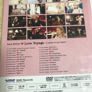売約済　美品　DVD＋特典写真集　西野カナ　LOVE voyage