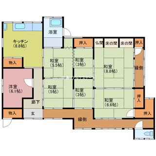 中津市　今津　戸建賃貸！7DK ファミリータイプ　家族　激安　セ...